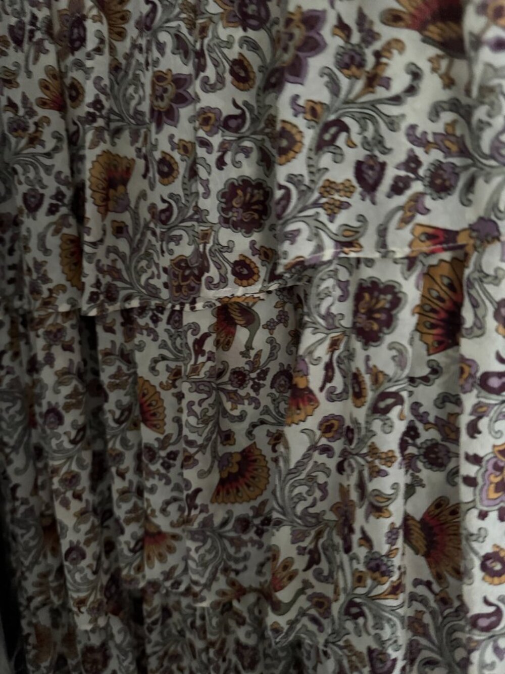 Veronica Beard - Shailene Paisley Silk Skirt, size 4 - Picture 10 of 10